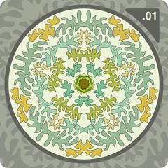 Colorful kaleidoscope. Vector.