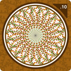 Colorful kaleidoscope. Vector.