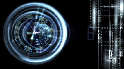 High tech web background - Powered by Adobe