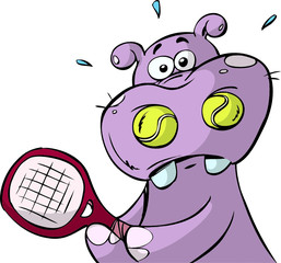 Tennis hippo