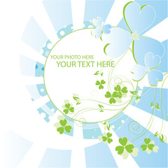 Abstract frame for text or photo