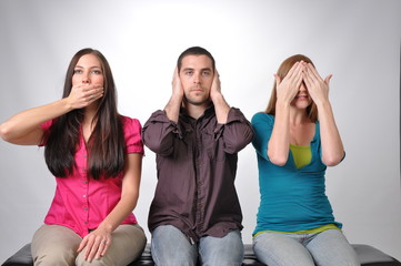 Fototapeta premium young people having fun