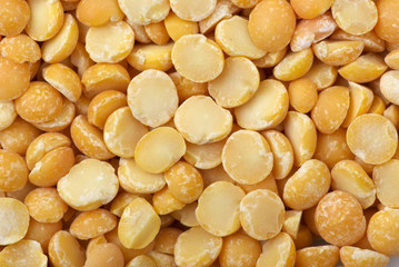 Background of split dried pea