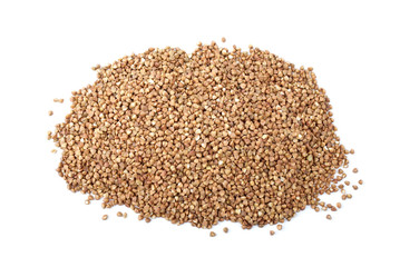 Pile of buckwheat grains