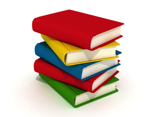 colored books
