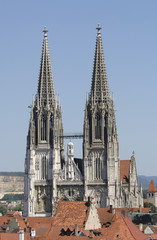 Fototapeta premium Regensburg Dom Kirche Kathedrale