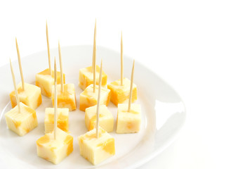 Cheese Cubes - obrazy, fototapety, plakaty