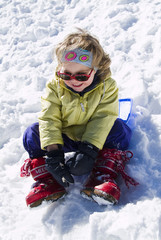 Scivolare sulla neve