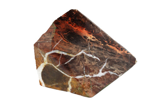 Polished sample of jasper
