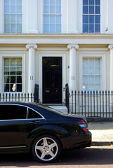 Luxurious car and flat