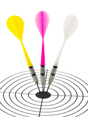 Darts and target