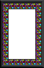 Extraterrestrial Frame - With Empty Isolated Copyspace