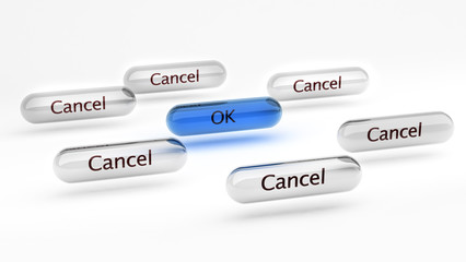 Ok button Cancel Buton