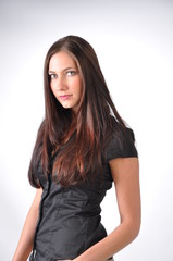Fototapeta premium brunette beauty