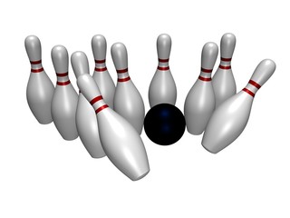 bowling strike
