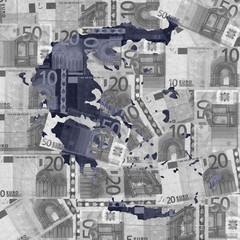 Greece euros map