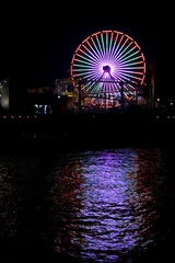 Fototapeten Santa Monica Ferris Wheel © Jose Gil