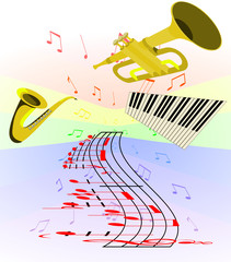 Music (Jazz) illustration