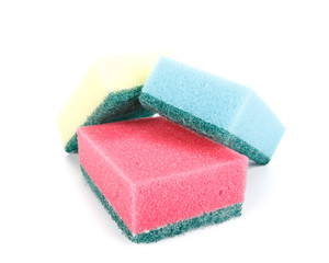Various household sponges