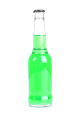 pink cocktail in a bottle