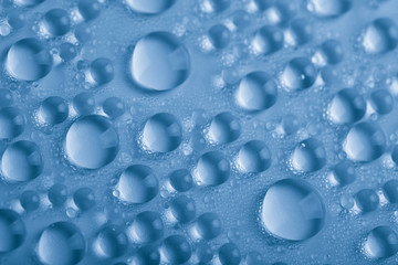 blue water droplets background