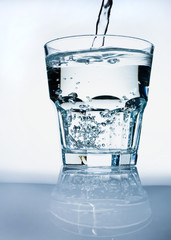 Glass of pouring water(2)