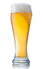 Full glass of beer