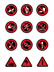 warning symbols