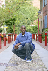 Obraz premium guy portrait outdoors