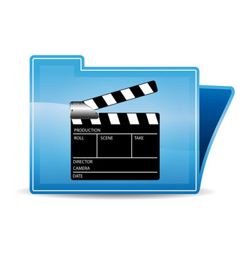 Cinema movie icon folder
