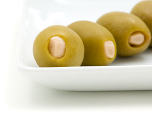 Garic stuffed olives