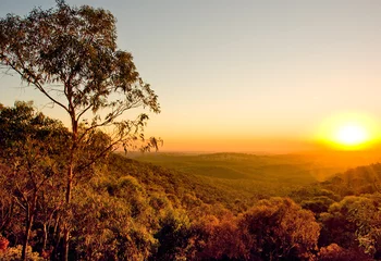 Afwasbaar Fotobehang Australië Australian Sunset