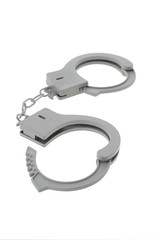 Toy plastic handcuffs