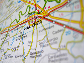cartina piacenza