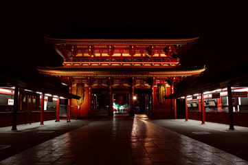 Sensoji Temple at night