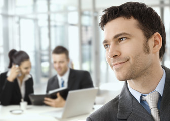 Businessman on business meeting