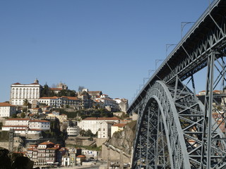 Fototapeta premium Puente de Dom Luis en Oporto (Portugal)