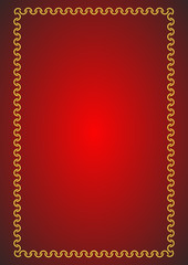 red background - vector