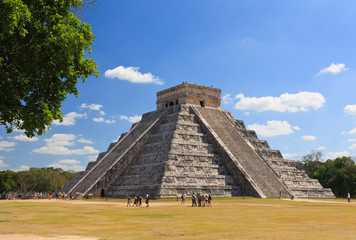 Les temples du temple de Chichen Itza au Mexique