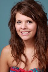 Naklejka premium young woman