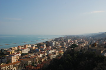 Fototapeta premium città sul mare