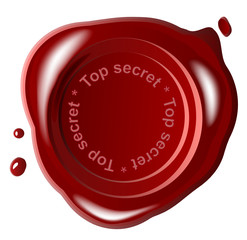 Fototapeta premium Red wax sea 