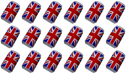 UK Flag Drink Cans 5