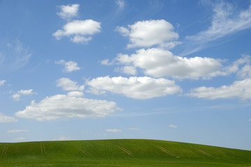 Landscape and clouds
