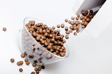 Breakfast,  chocolate balls