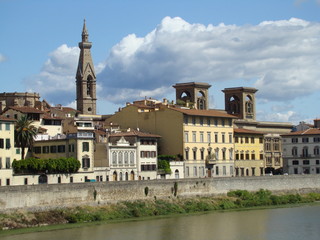 Fototapeta premium pałace nad Arno we Florencji