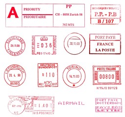 international postal stamps