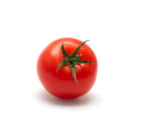 single red tomato
