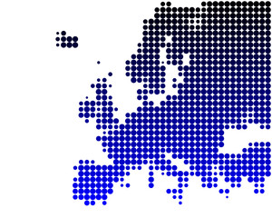 Fototapeta premium Karte von Europa