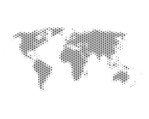 Fototapeta premium Mapa świata